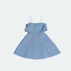 ASOS DESIGN Petite Crop Top Skater Mini Dress size Small